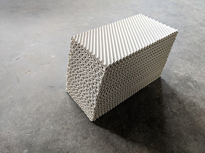Ceramic Packing for Aerospace Material Purification Units